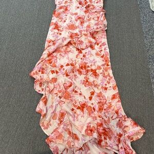Floral Ruffle Maxi Dress